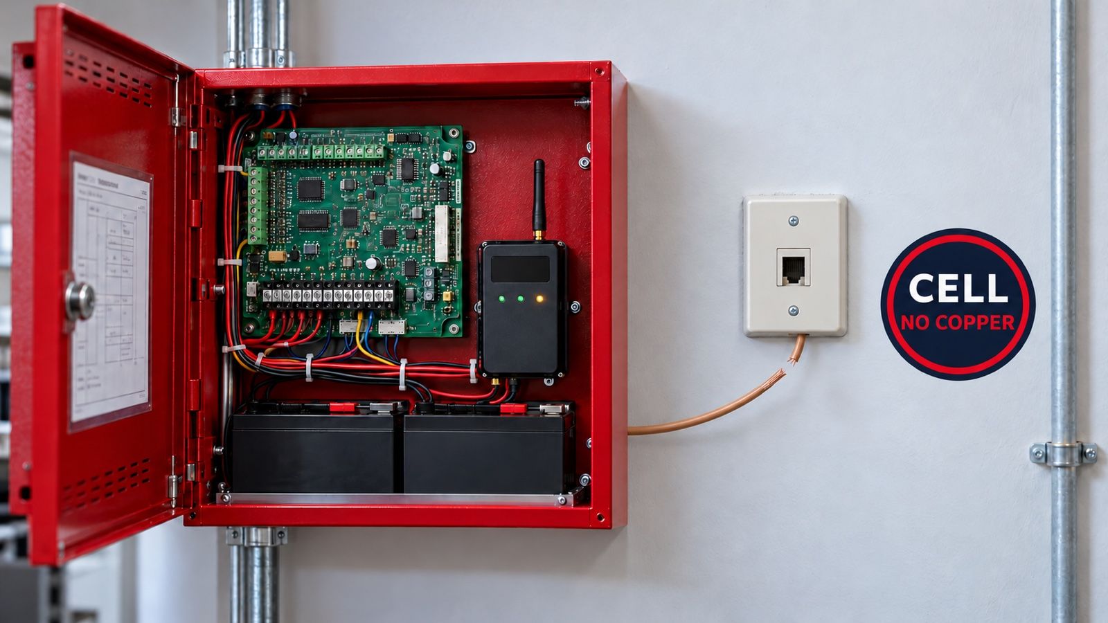 IP / Cellular Fire Alarm Communicators
